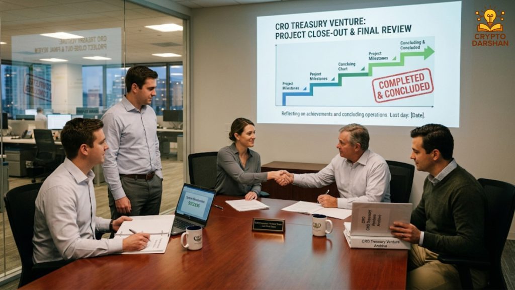 CRO Treasury Venture Comes to an End