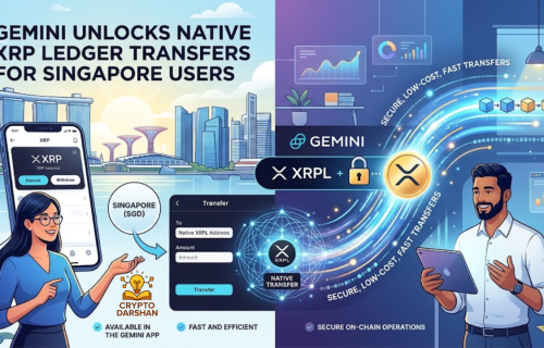 Gemini Unlocks Native XRP Ledger Transfers for Singapore Users