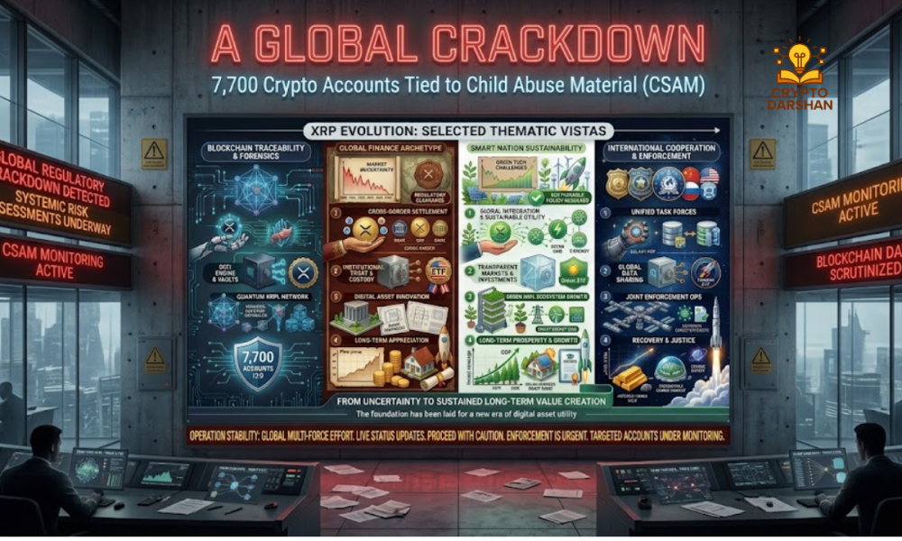 A Global Crackdown: 7,700 Crypto Accounts Tied to Child Abuse Material(CSAM)