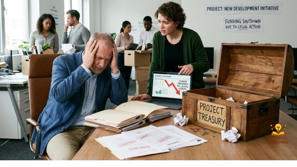Lawsuit drains the project treasury