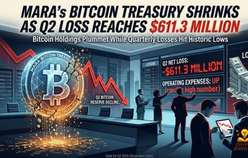 MARA’s Bitcoin Treasury Shrinks as Q2 Loss Reaches $611.3 Million