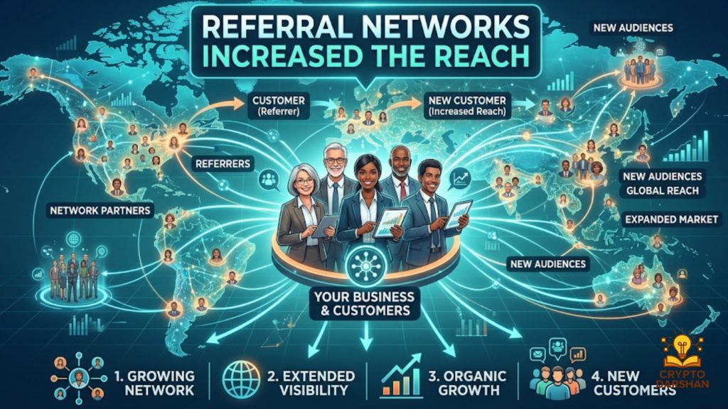 Referral networks increased the reach