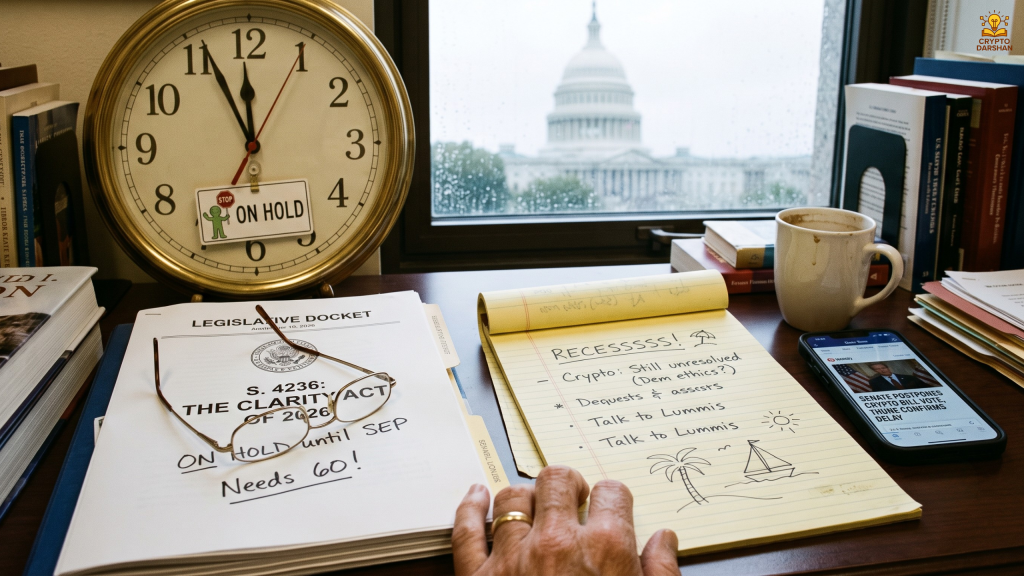 Senate Puts Crypto Bill on Hold