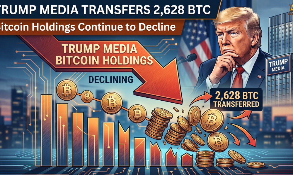 Trump Media Transfers 2,628 BTC as Bitcoin Holdings Continue to Decline