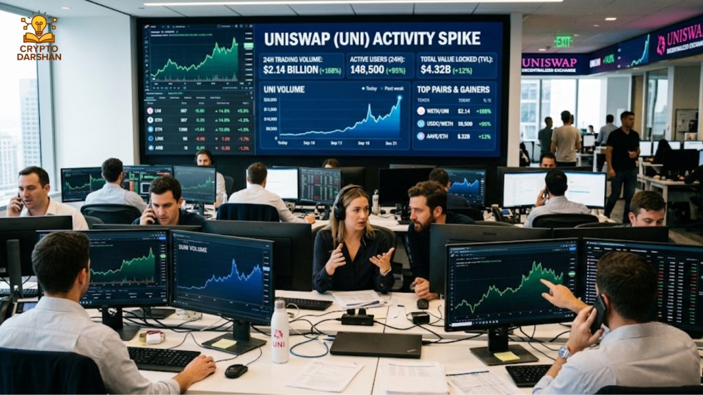 Uniswap Activity Picks Up