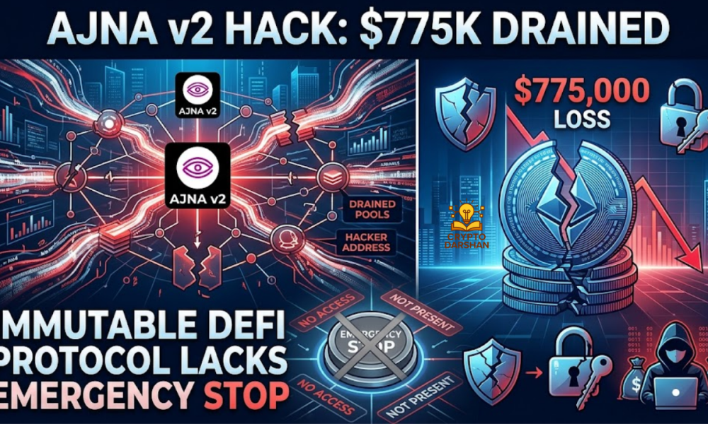 Ajna v2 Hack: $775K Drained as Immutable DeFi Protocol Lacks Emergency Stop