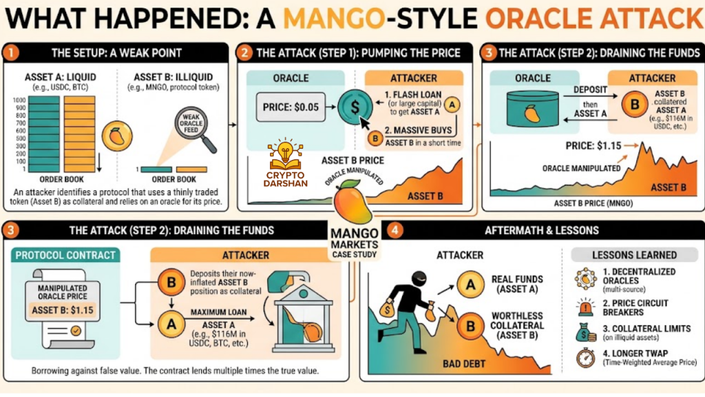 What Happened: A Mango-Style Oracle Attack
