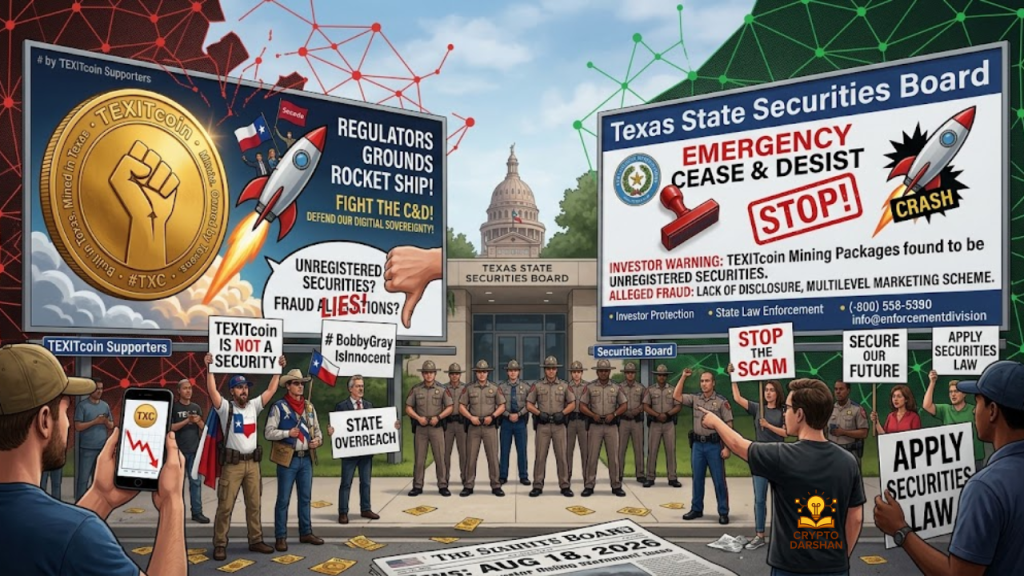 TEXITcoin’s Regulatory Dispute