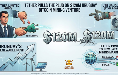 Tether Pulls the Plug on $120M Uruguay Bitcoin Mining Venture Following Power Dispute