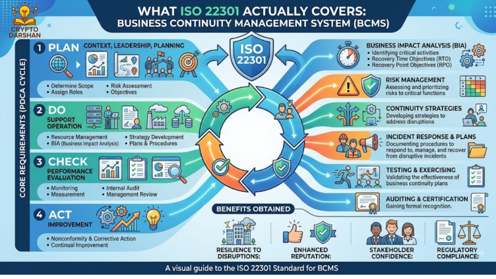 What ISO 22301 actually covers
