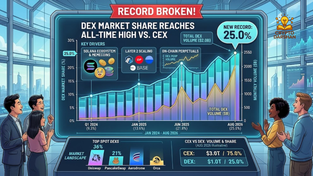 DEX Market Share Reaches a Record