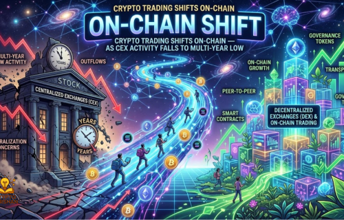 Crypto Trading Shifts On-Chain as CEX Activity Falls to Multi-Year Low