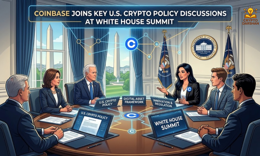 Coinbase Joins Key U.S. Crypto Policy Discussions at White House Summit