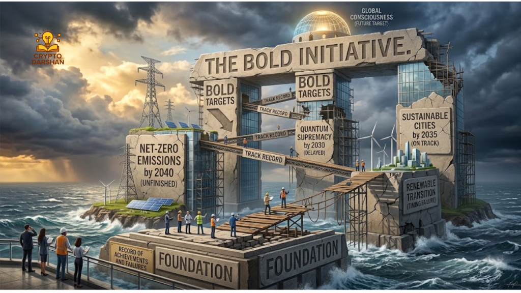 A track record of bold targets and mixed timing