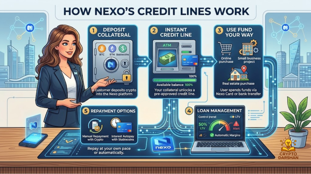 How Nexo’s Credit Lines Work