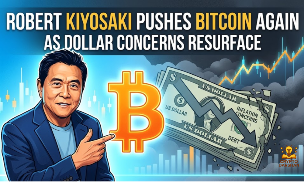 Robert Kiyosaki Pushes Bitcoin Again as Dollar Concerns Resurface