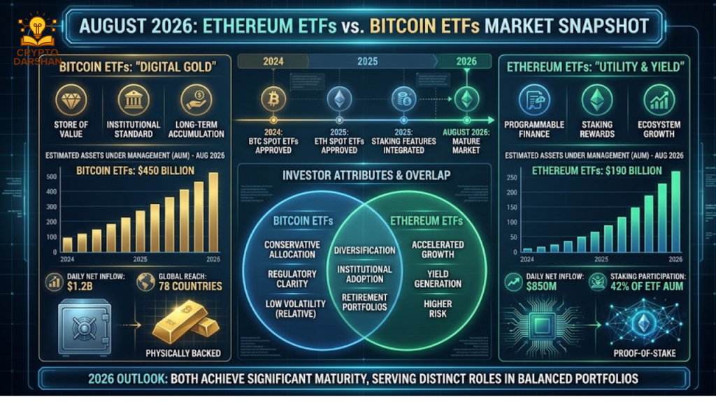 Context: Ethereum ETFs vs. Bitcoin ETFs in August 2026
