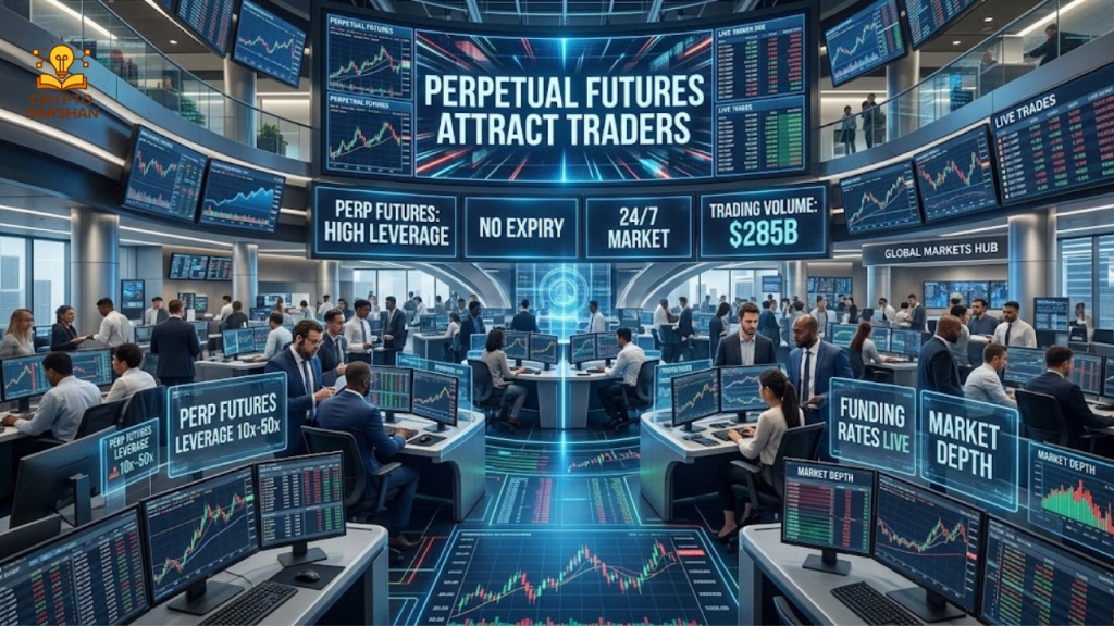 Perpetual futures attract traders