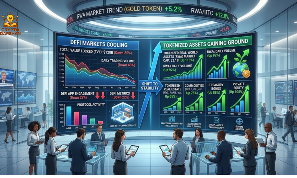 Tokenized Assets Gain Ground as DeFi Markets Cool