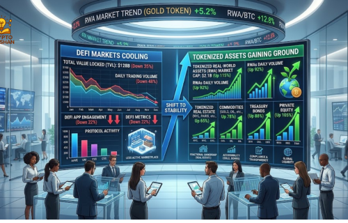 Tokenized Assets Gain Ground as DeFi Markets Cool