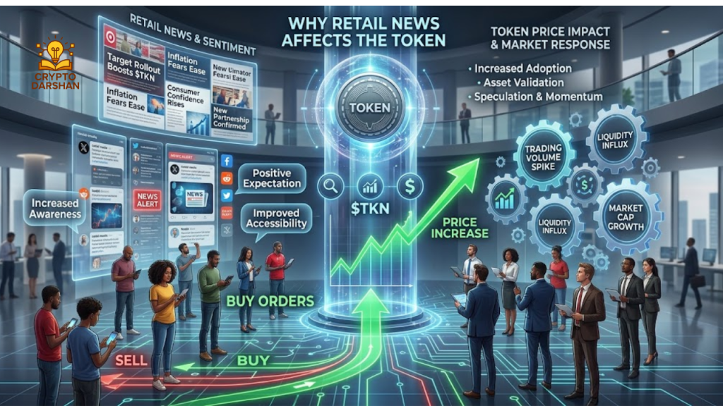 Why retail news affects the token