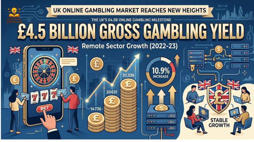 The UK's £4.5B Online Gambling Milestone