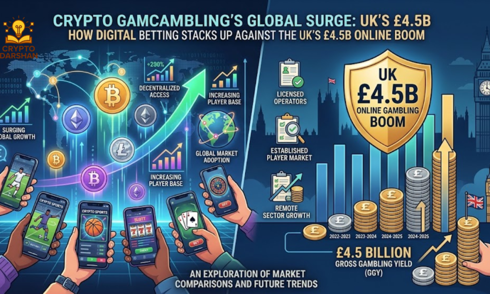Crypto Gambling's Global Surge: How Digital Betting Stacks Up Against the UK's £4.5B Online Boom