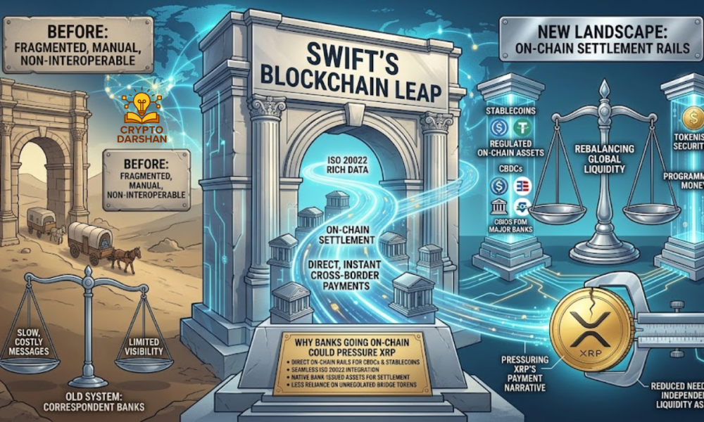 SWIFT’s Blockchain Leap: Why Banks Going On‑Chain Could Pressure XRP
