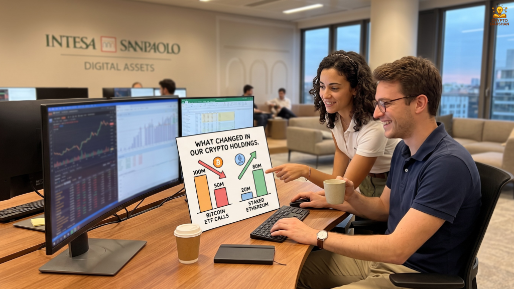 What Changed in Intesa’s Crypto Holdings?