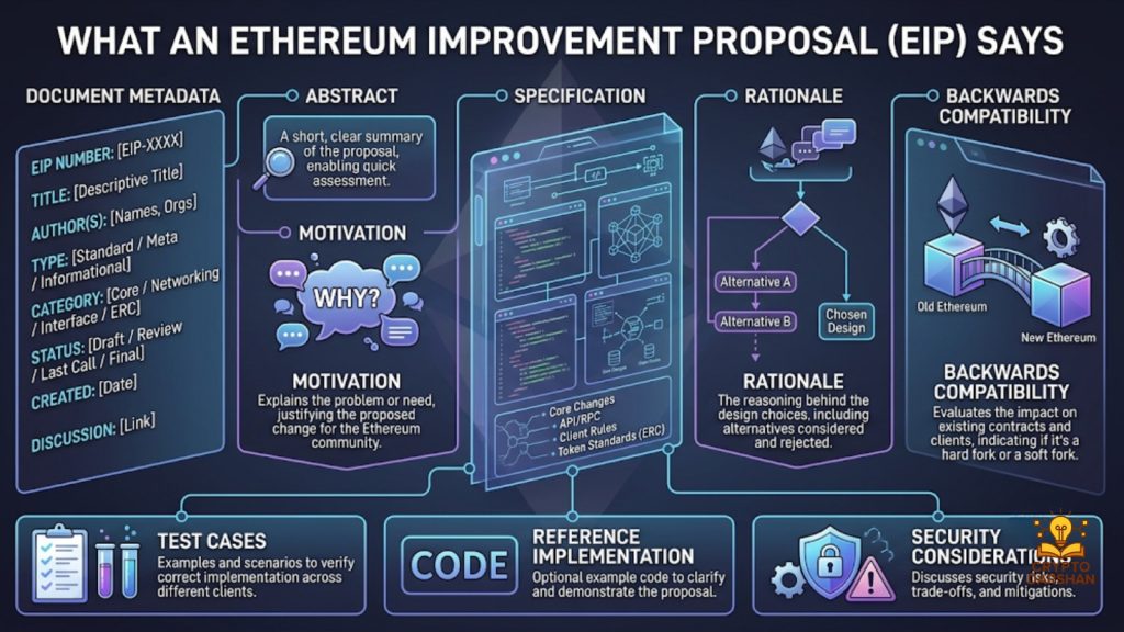 What the Ethereum proposal says