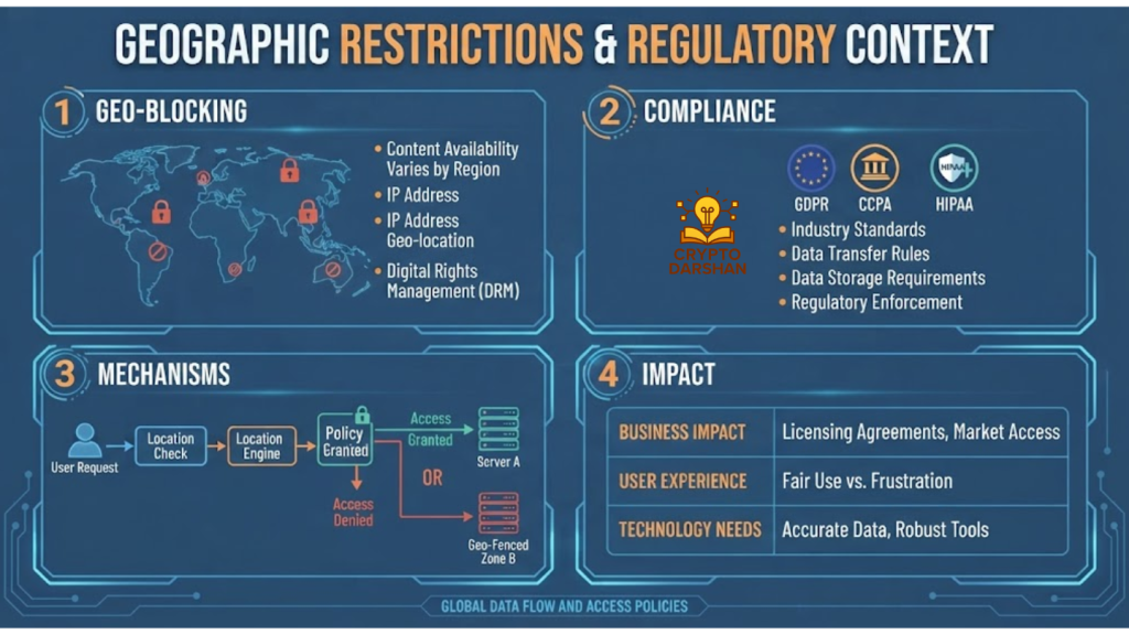 Geographic Restrictions and Regulatory Context