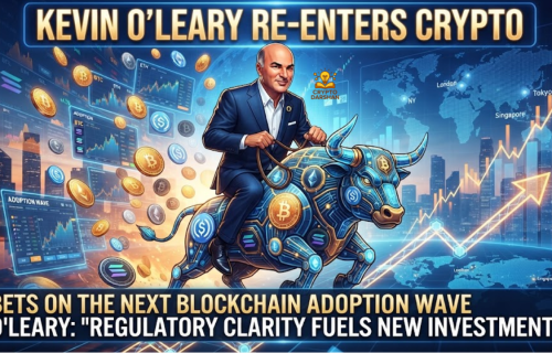 Kevin O’Leary re-enters crypto, bets on the next blockchain adoption wave