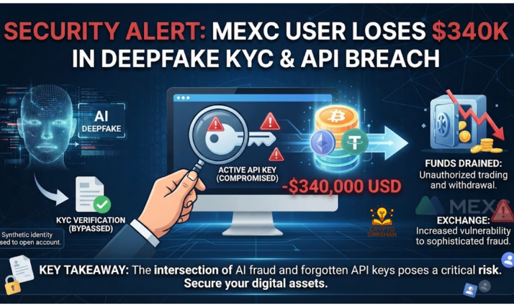MEXC user loses $340K after AI deepfake bypasses KYC and API key is left active
