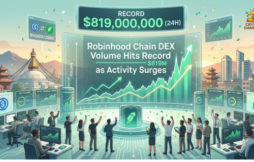 Robinhood Chain DEX Volume Hits Record $819M as Activity Surges