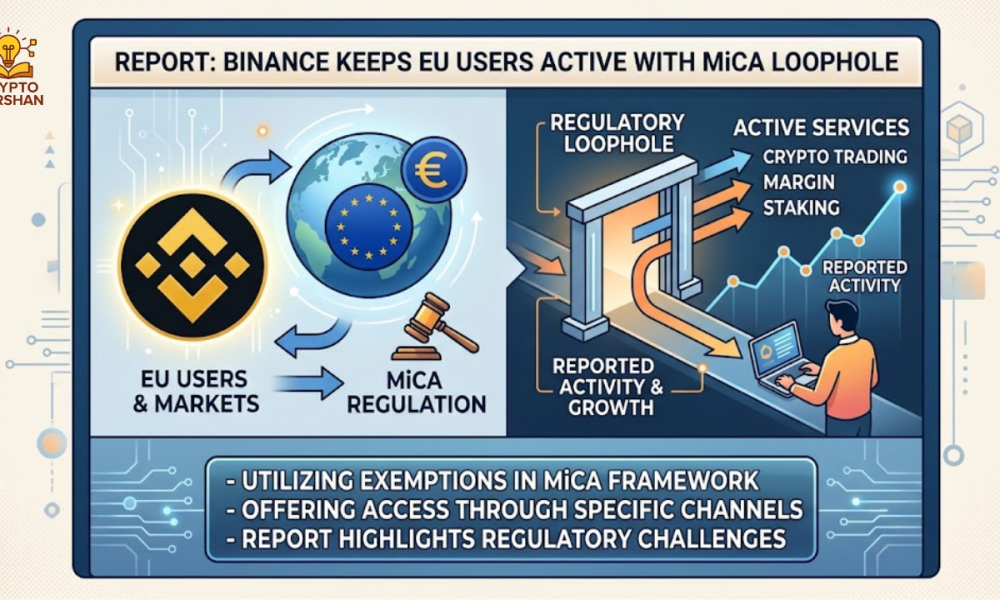 Binance Keeps EU Users Active With MiCA Loophole, Report Says