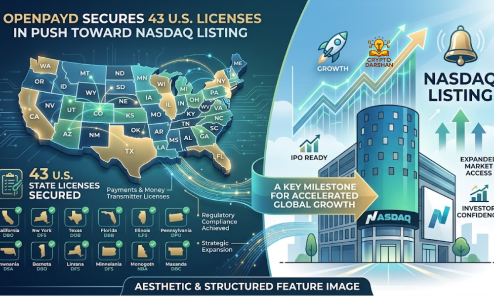 OpenPayd Secures 43 U.S. Licenses in Push Toward Nasdaq Listing