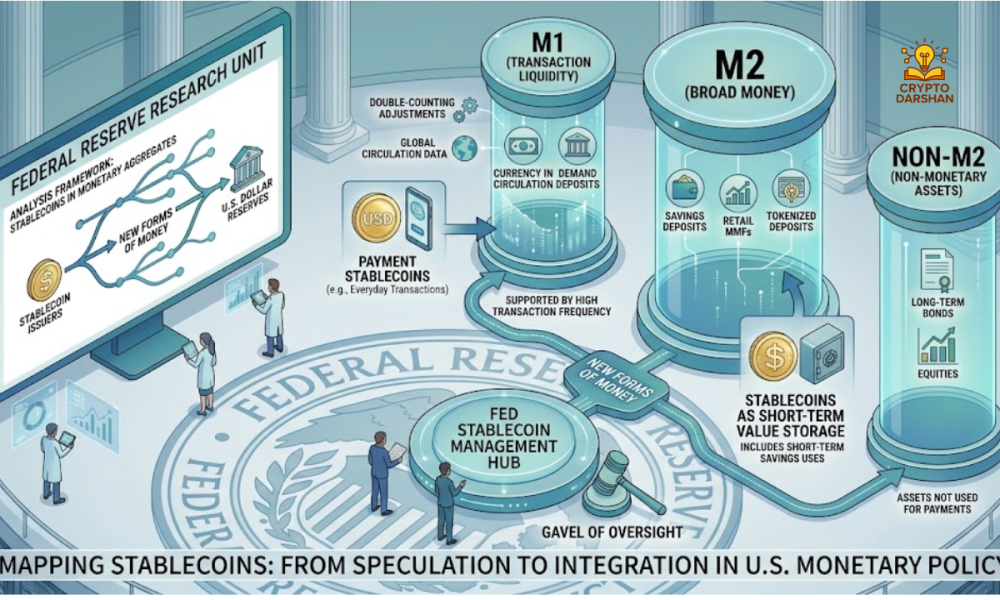 Fed Research Maps How Stablecoins Could One Day Be Counted in U.S. Money Supply