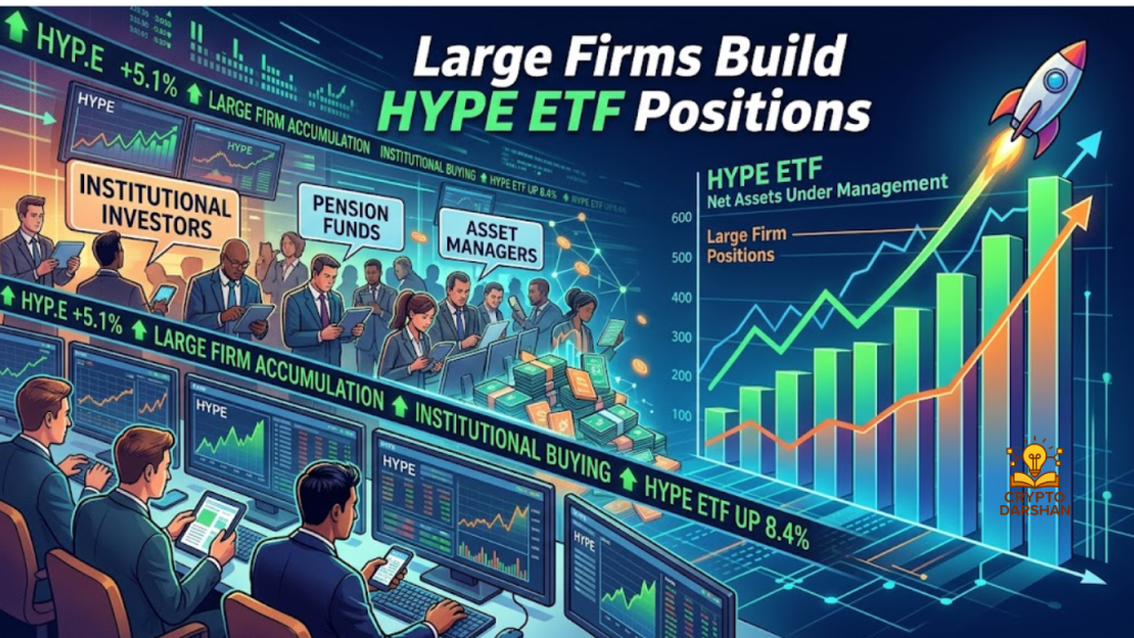 Large Firms Build HYPE ETF Positions