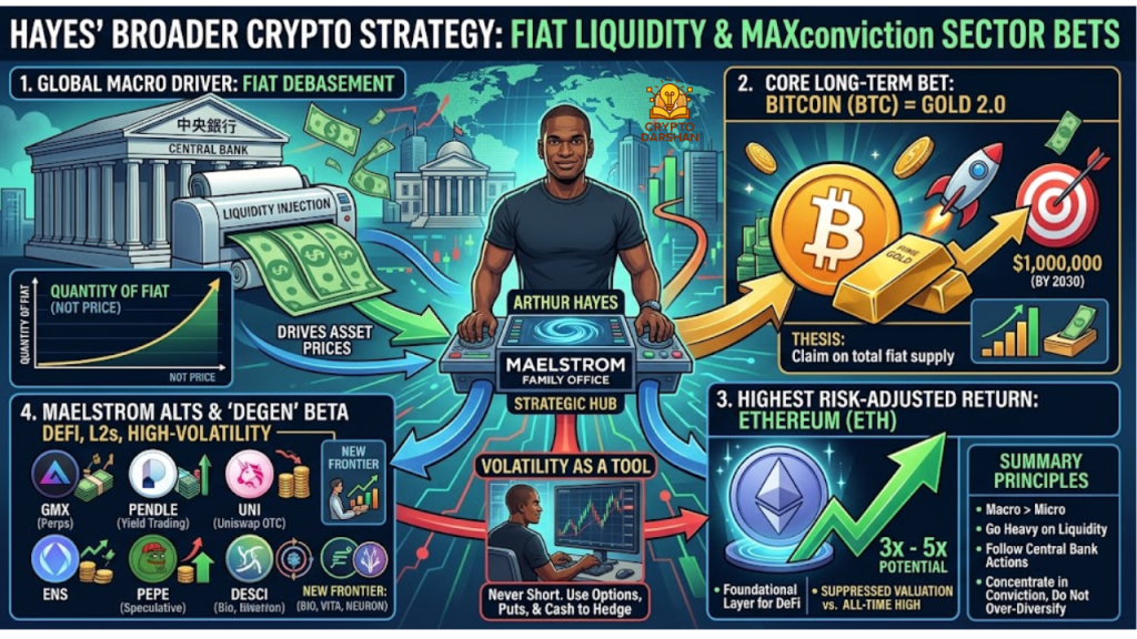 Hayes’ Broader Crypto Strategy