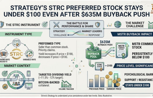 Strategy’s STRC Preferred Stock Stays Under $100 Even After $635M Buyback Push