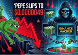 PEPE Slips to $0.0000049 After Binance Hacker’s $31.66 Million Sale