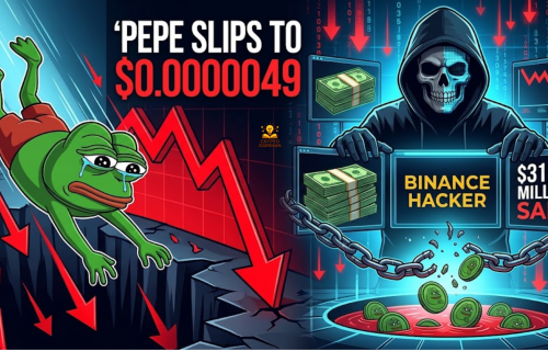 PEPE Slips to $0.0000049 After Binance Hacker’s $31.66 Million Sale