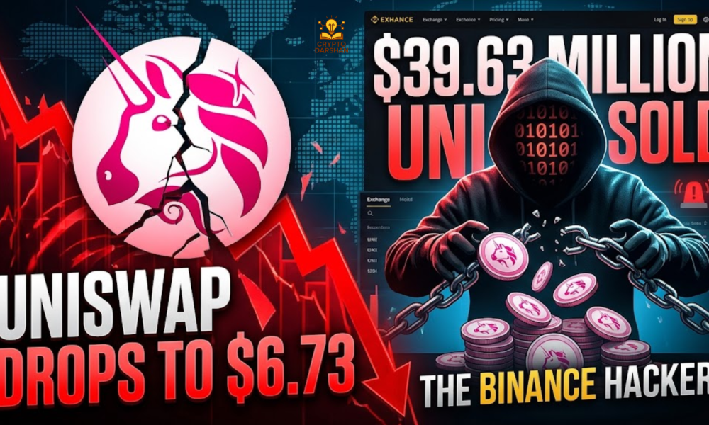 Uniswap Drops to $6.73 After Binance Hacker Sells $39.63 Million in UNI