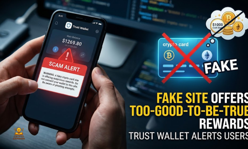 Trust Wallet Alerts Users After Fake Crypto Card Site Offers Too-Good-To-Be-True Rewards
