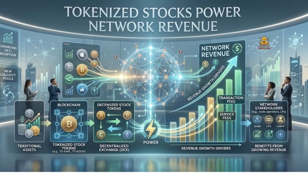 Tokenized stocks power network revenue