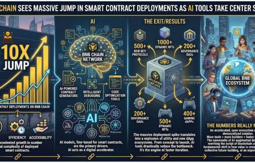 BNB Chain Sees Massive Jump in Smart Contract Deployments as AI Tools Take Center Stage