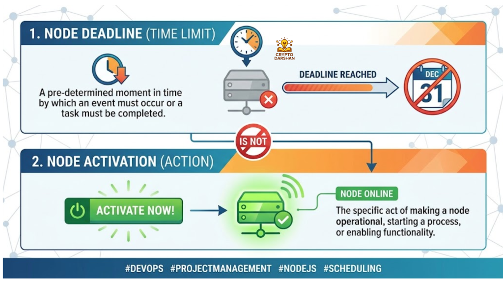 Node deadline is not activation