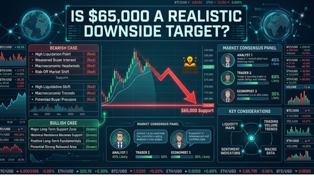 Is $65,000 a realistic downside target?