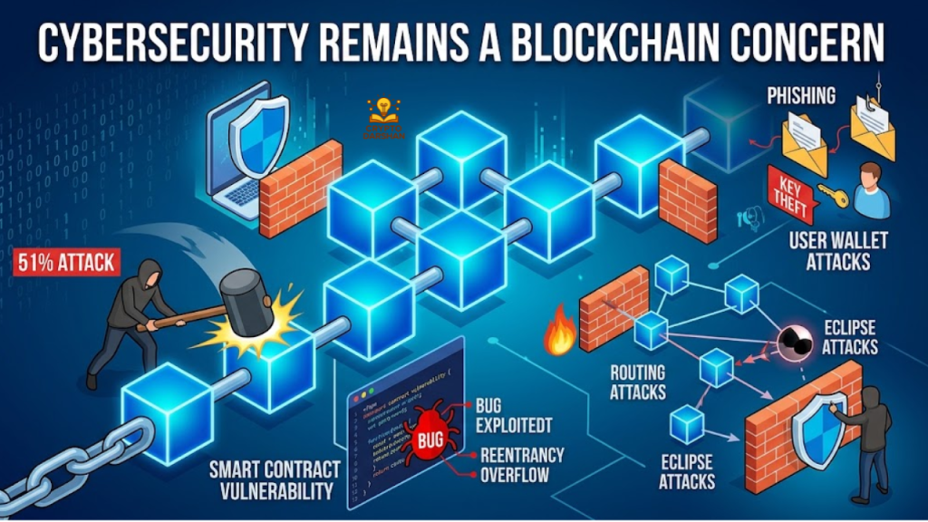 Cybersecurity remains a blockchain concern