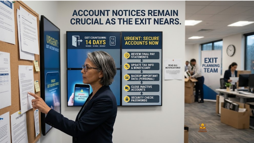 Account Notices Remain Crucial as the Exit Nears